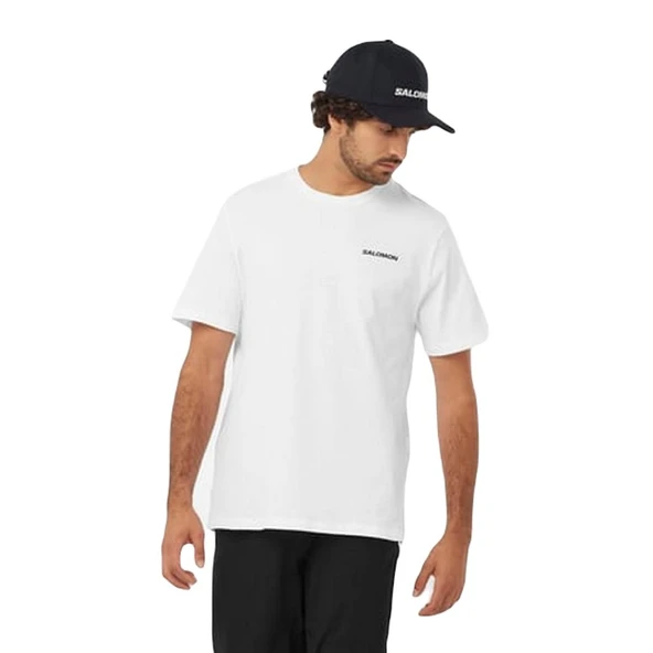 Salomon LC2219500 Graphic Perf Ss Tee M Erkek Tişört