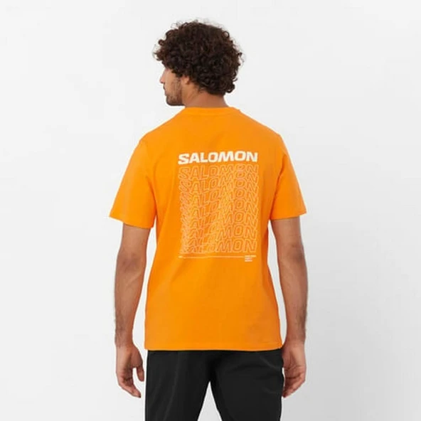 Salomon LC2219700 Graphic Perf Ss Tee M Erkek Tişört - 2