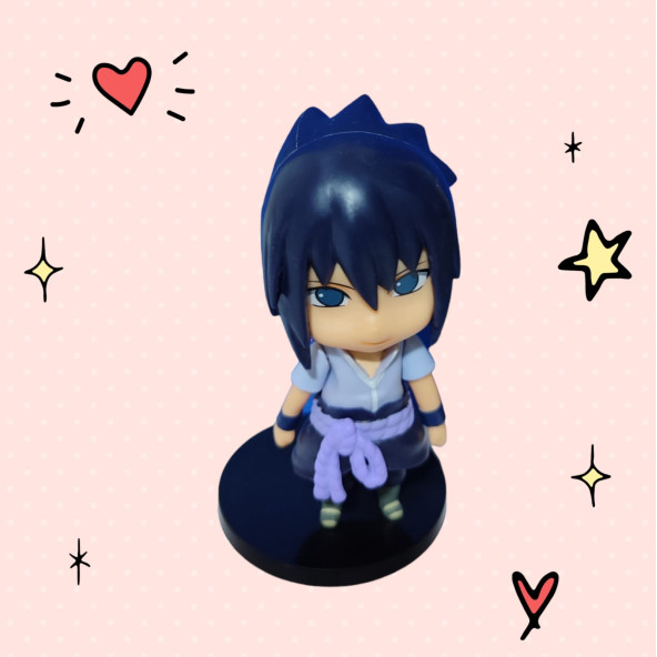 Naruto Shippuuden Sasuke Action Figür Biblo Masaüstü Süsü 10 cm - 4