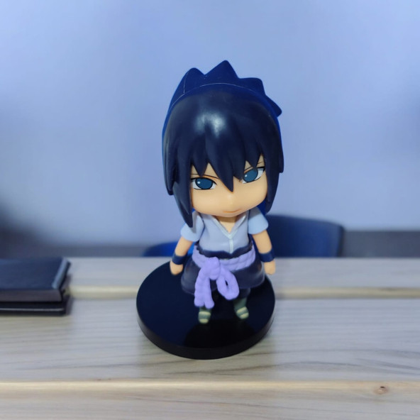 Naruto Shippuuden Sasuke Action Figür Biblo Masaüstü Süsü 10 cm - 6
