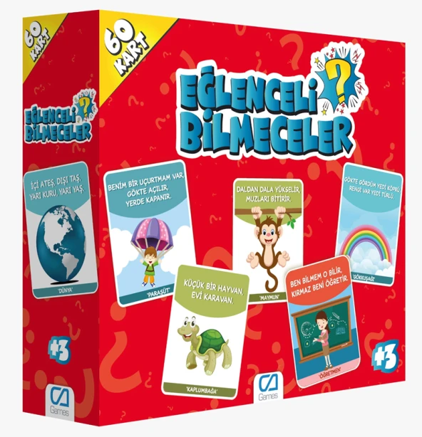 CA GAMES EĞİTİCİ SET EĞLENCELİ BİLMECELER 5103 1 ADET