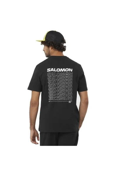 Salomon LC2219400 Graphic Perf Ss Tee M Erkek Tişört - 2