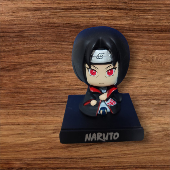 Anime Uchiha İtachi Oturan Mini Figür 10cm - 4