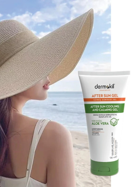 Dermokil After Sun Gel-Güneş Sonrası Serinletici ve Rahatlatıcı Jel 100 ml - 4