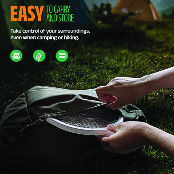 Rowenger WD-956 USB Şarjlı Katlanabilir Uv Işıklı Elektrikli Sivrisinek Öldürücü Raket Lamba - 2