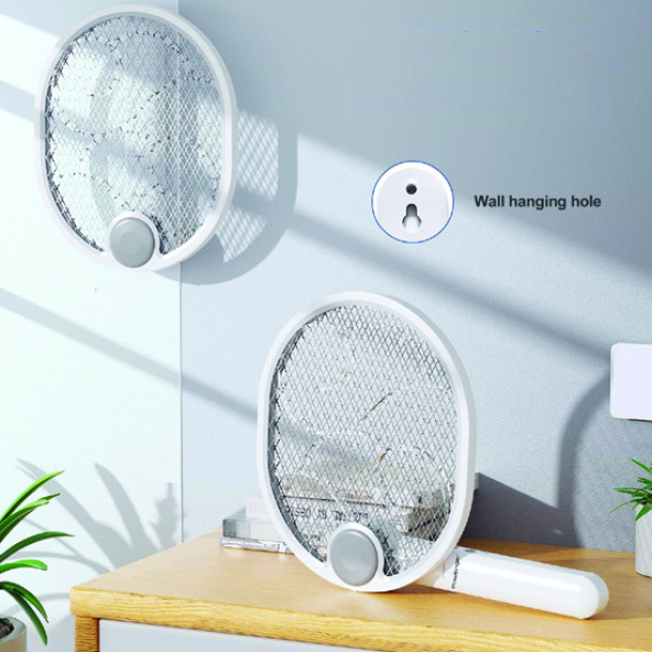 Rowenger WD-956 USB Şarjlı Katlanabilir Uv Işıklı Elektrikli Sivrisinek Öldürücü Raket Lamba - 4