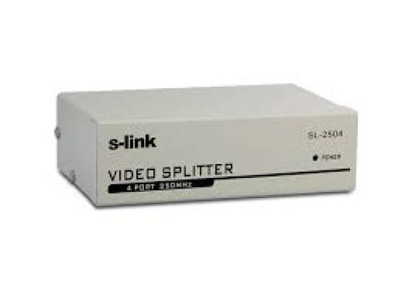 S-link 4 VGA 250Mhz Monitör Splitter ürün görseli