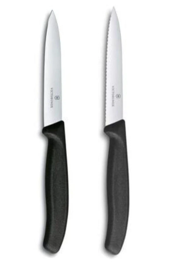 Victorinox Siyah Bıçak Seti 2 Li - 1