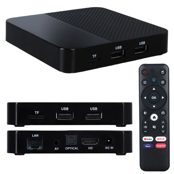 MAGBOX MAGROID PRO H616 4+64 2.4G+5G SES KUMOTLU BT KUMANDALI ANDROID BOX (ANDROID 12)