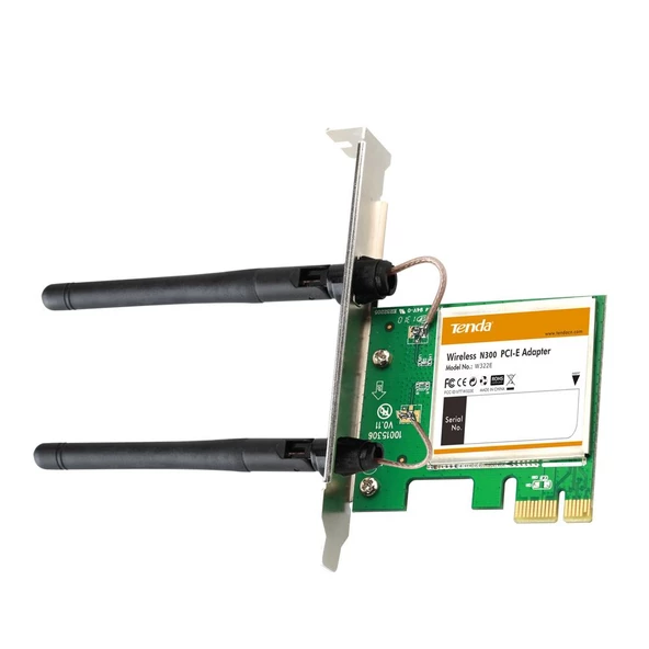 TENDA W322E WiFi-N 300Mbps PCI-E Adaptör W322E - 2