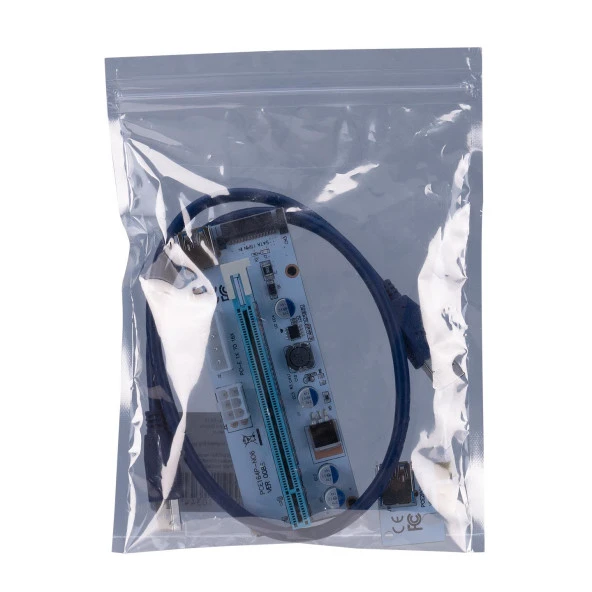 S-link PCI-E 1x to 16x Sata 6pin Bitcoin Riser versiyon 08S Ekran Kartı Yükseltici - 5
