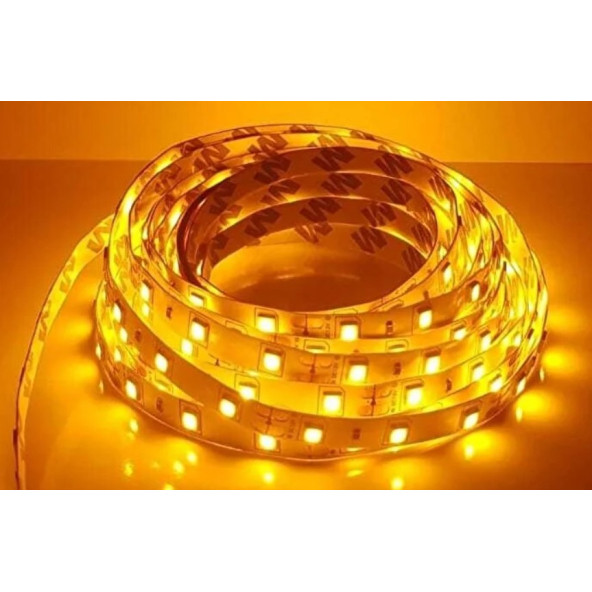 10 Çip Amber Şerit Led İç Mekan 5 Metre Ct-4485