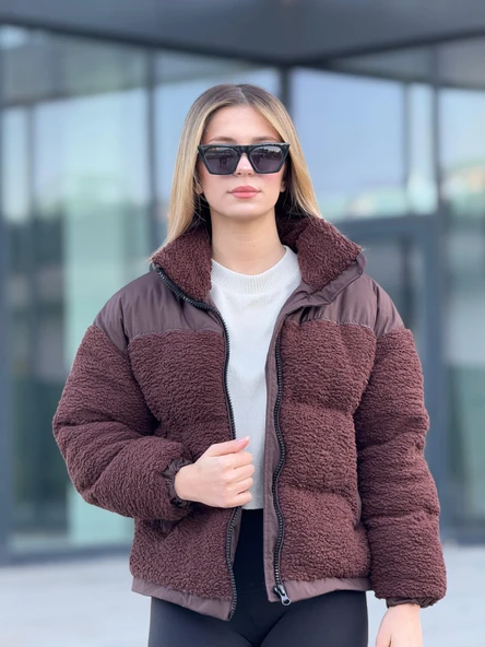 KADIN KÜRKLÜ PELUŞ MONT - 2
