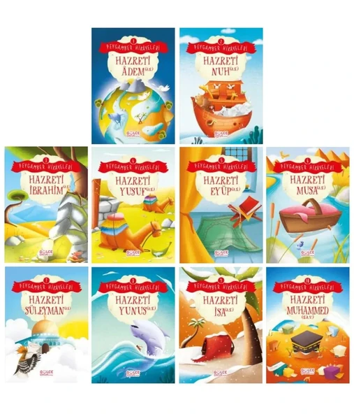 Peygamber Hikayeleri Set (10 Kitap) - 2