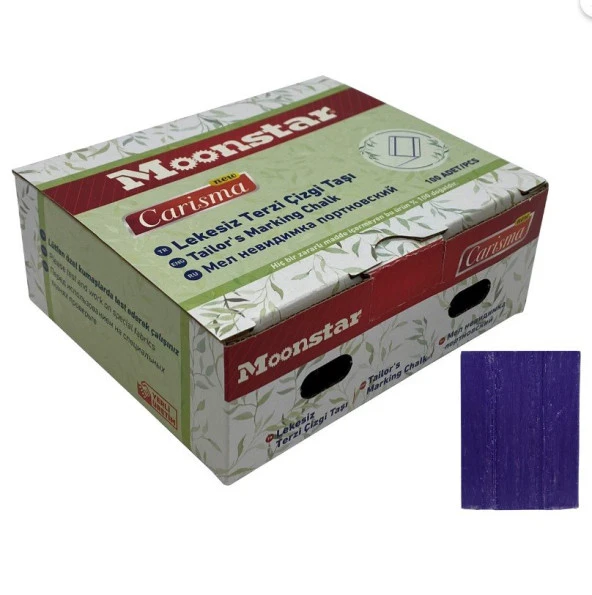 Sabun Çizgi Taşı Mor 100 Adet / CARISMA-07