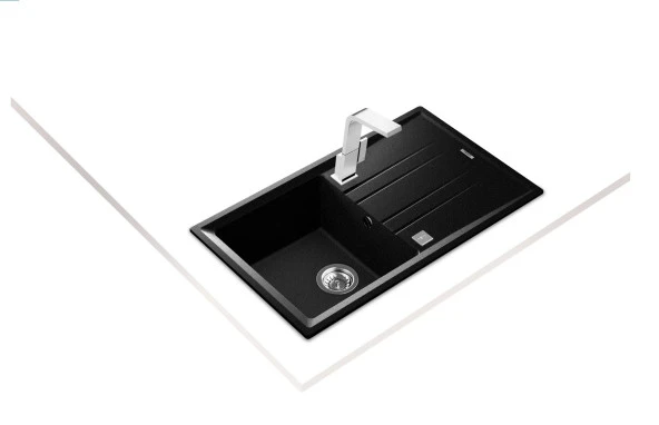 Teka Stone 50 B-Tg Granit Evye Metalik Siyah Renk - 2