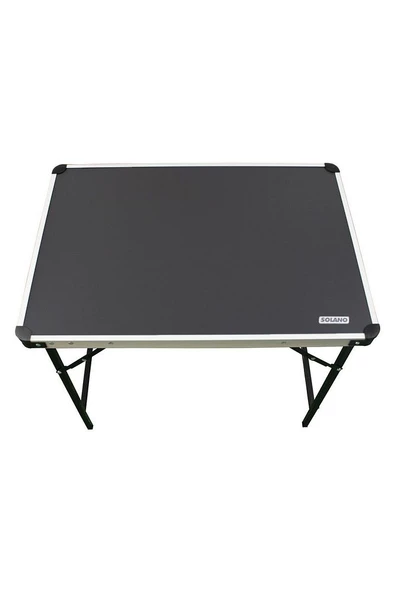 Katlanır Kamp Masası Alüminyum Çerçeve Mdf Üst Tabla (48*68CM) Kamp Piknik Festival Katlanır Masa - 3