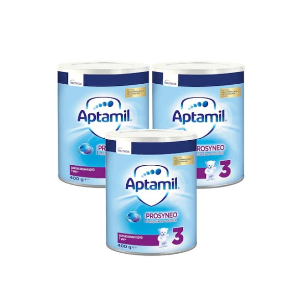 APTAMİL PROSYNEO 3 NO ÇOCUK DEVAM SÜTÜ 400 GR X 3 ADET