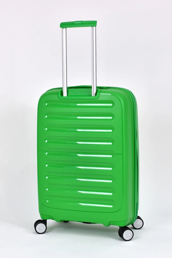 United Colors Of Benetton Orta Boy Kırılmaz Valiz Polipropilen Yeşil BNT1000 - Resim 3