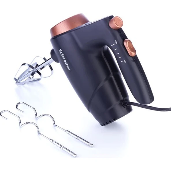 SCHRADER ER-1527 SİLVERMİX PRATİK EL MİKSERİ SİYAH - 5