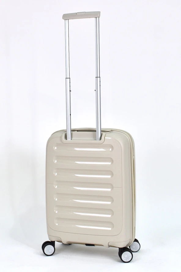 United Colors Of Benetton Kabin Boy Kırılmaz Valiz Polipropilen Bej BNT1000 - Resim 3