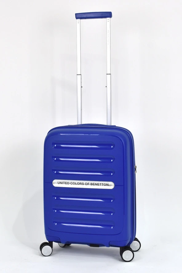 United Colors Of Benetton Kabin Boy Kırılmaz Valiz Polipropilen Mavi BNT1000 ürün görseli