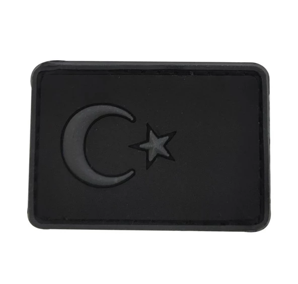 Single Sword BAYRAK Plastik Patch - Peç Küçük Boy 3.5 Cm X 5 Cm - 2