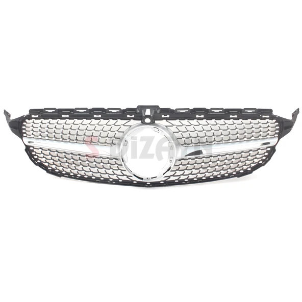 S-Dizayn Mercedes C-Class W205 Ön Panjur Krom Diamond Model 2019 Üzeri - 3