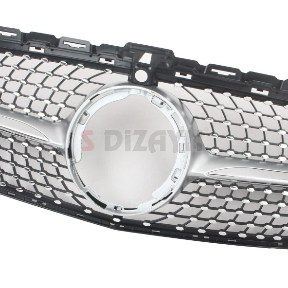 S-Dizayn Mercedes C-Class W205 Ön Panjur Krom Diamond Model 2019 Üzeri - 4