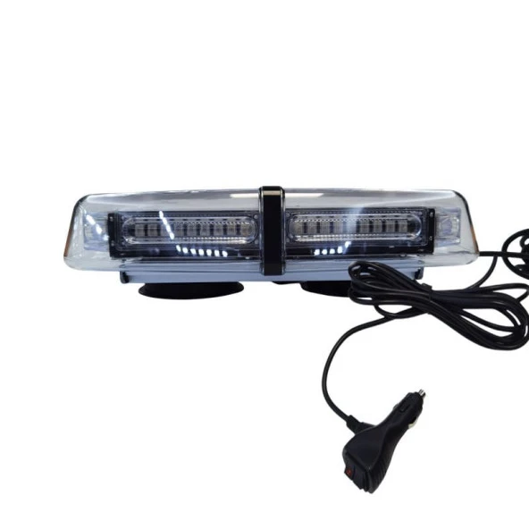 Çakarlı tepe lambası 17 fonskiyon 54led kırmızı-mavi 12-30v 26w adet / LAIK538 - 2