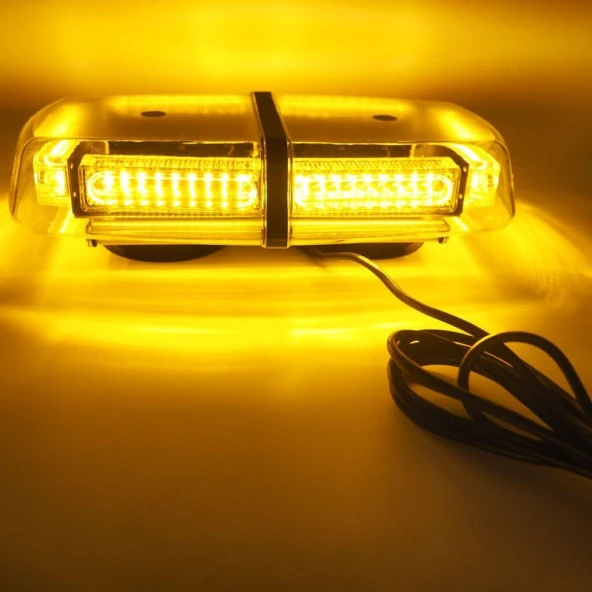 Çakarlı tepe lambası 17 fonskiyon 54led sarı-sarı 12-30v 26w adet / LAIK538-1 - 4