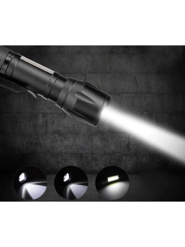 Cata Şarj Edilebilir Ledli El Feneri CT-8024 - 2