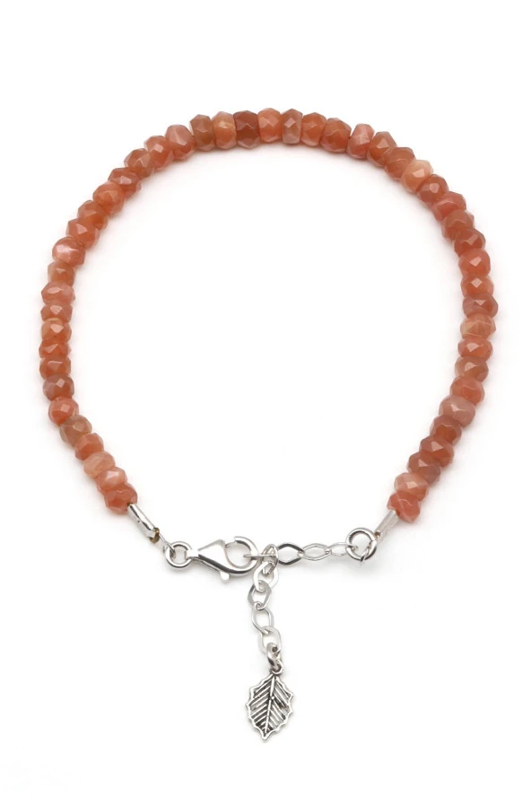 Aytaşı Doğal Taş 925 Ayar Gümüş Bileklik - Resim 2