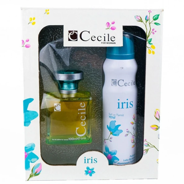 Cecile Women Edt 100 Ml+Deo Irıs