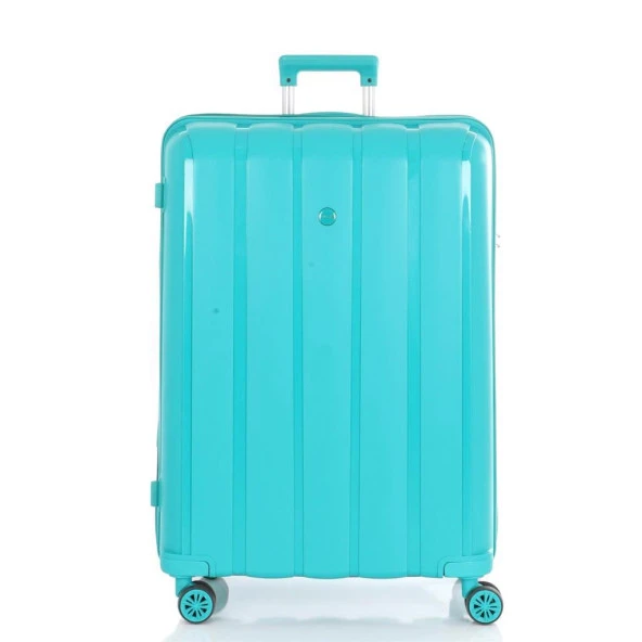 MÇS 3lü Set Kırılmaz Silikon Seyahat Valizi Bavulu V305 Cam Göbeği - Resim 2