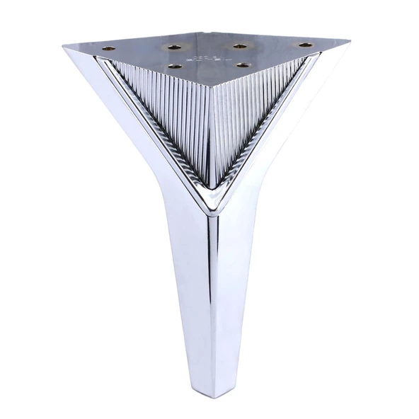 Empoli Lüks Mobilya Oturma Yükseltici Kanepe Sehpa TV Ünite Koltuk Ayağı Baza Ayakları Krom 16 cm - Resim 7