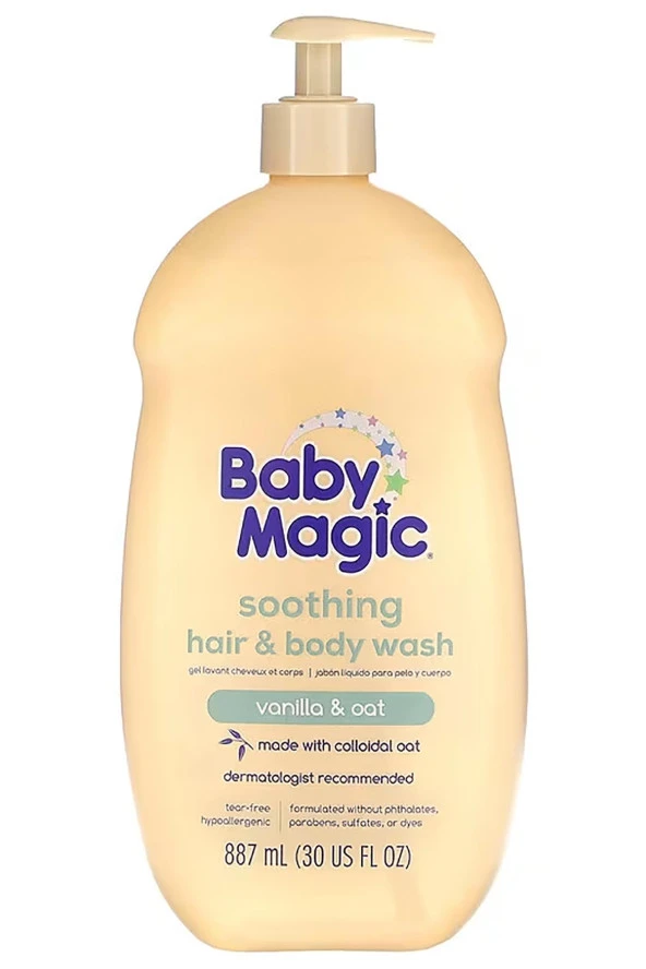 Baby Magic Soothing Saç ve Vücut Yıkama Bebek Şampuanı 887ML