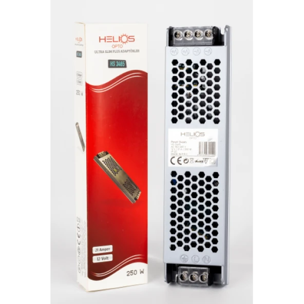 Helios 12V  21 Amper Ultra Slim Kasa Led Trafosu MTE0308