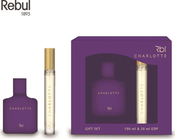 Rebul Charlotte Parfüm 100 ml | Kalem Parfüm 20 ml