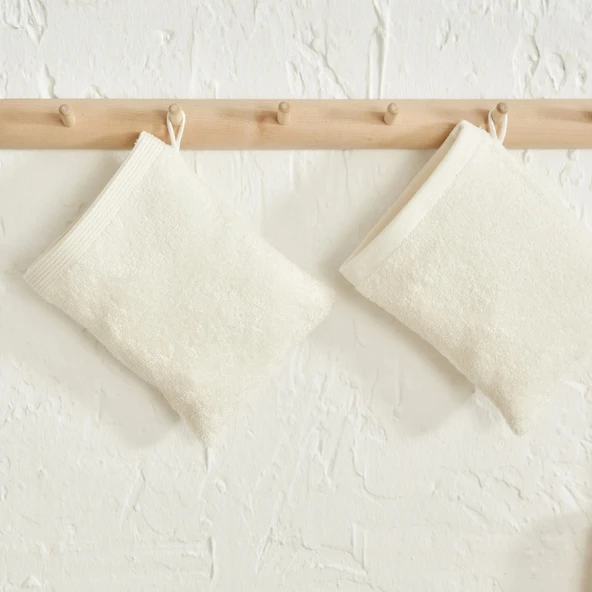 Karaca Home Ring Dantelli 9 Parça Aile Banyo Seti Offwhite-Offwhite - 5