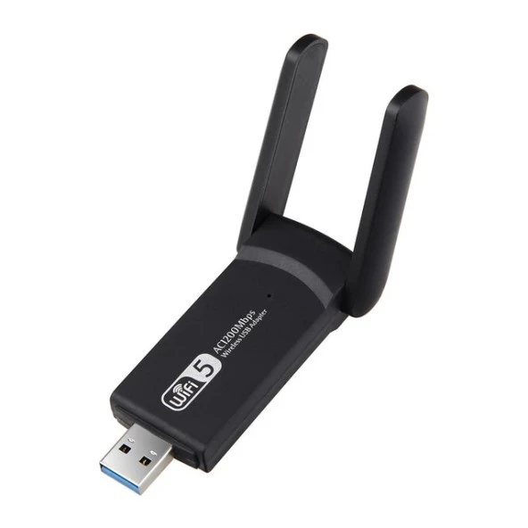 Alfalink AL-WF5 Usb 3.0 Dual Band 1300mhz Çift Anten Kablosuz Adaptör