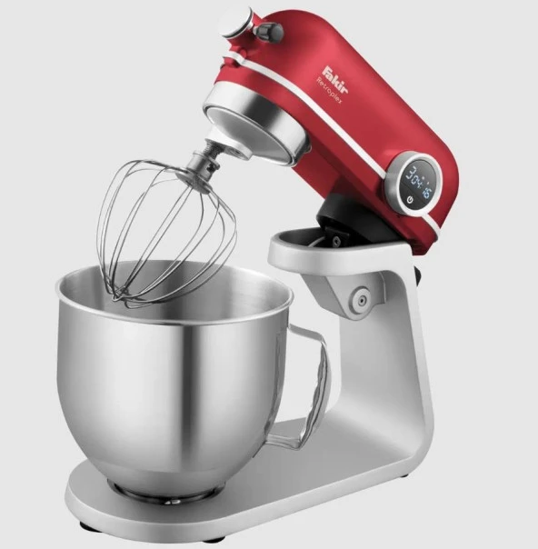 Fakir Retroplex Rouge/Mat Kırmızı Döküm Hamur Yoğurma ve Mutfak Şefi