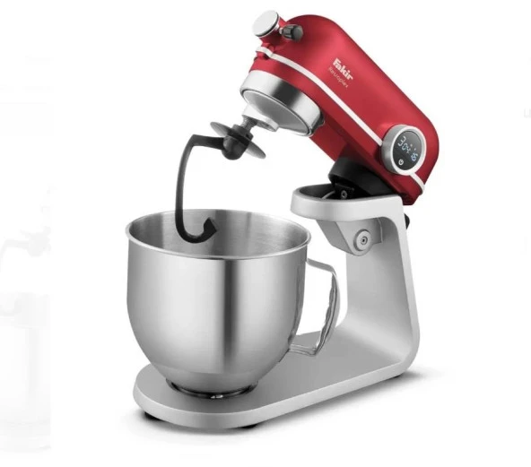 Fakir Retroplex Rouge/Mat Kırmızı Döküm Hamur Yoğurma ve Mutfak Şefi - 2