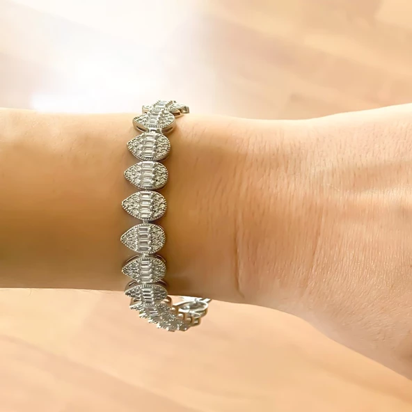 Su Yolu Bileklik Çelik Damla Model BLK-809 - Resim 2