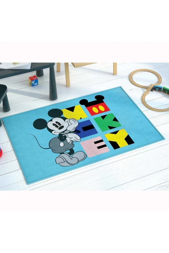 Lisanslı Disney Mickey Mouse Halı 120 x 182