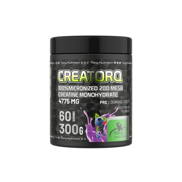 Torq Nutrition Creatorq %100 Micronized Creatine Monohydrate 300 gr Orman Meyveli