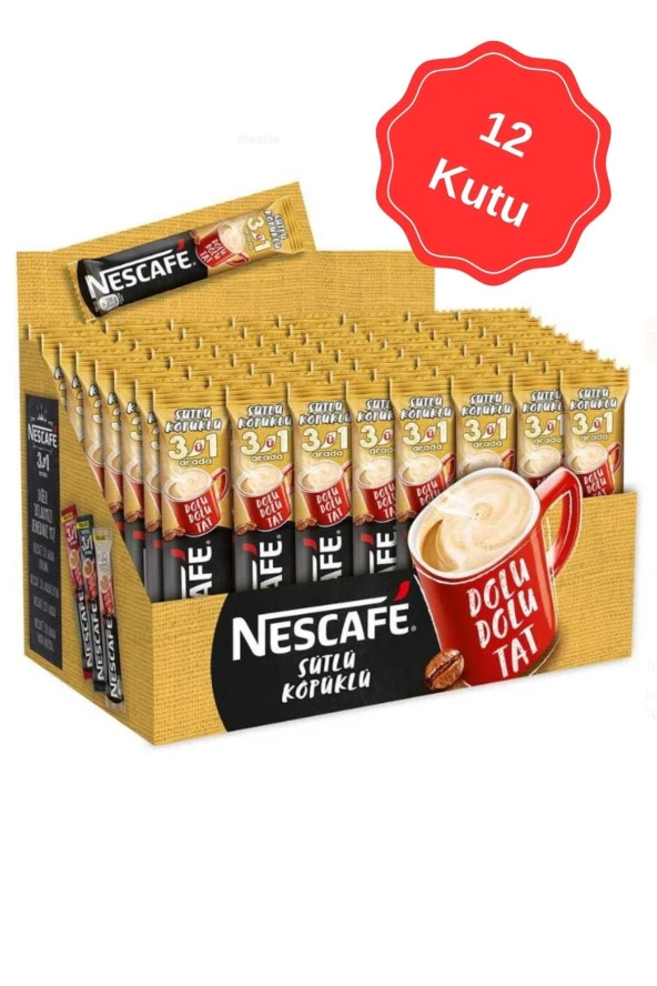 Nescafe 2si 1 Arada Sütlü Köpüklü Kahve 10G (48Li x 12 Kutu)