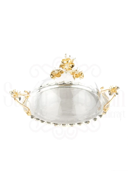 Yuvarlak Kulplu Kek Fanusu Miks - 4