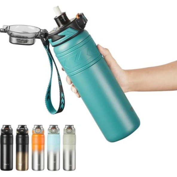 Tkk Çelik Termos 900 Ml T2025 Turkuaz - 2