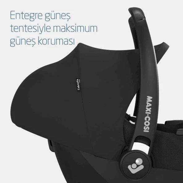 Maxi-Cosi Soho-Cabriofix İ-Size Ana Kucaklı Ultra Kompakt  Seyahat Sistem Bebek Arabası Green-Black - Resim 8